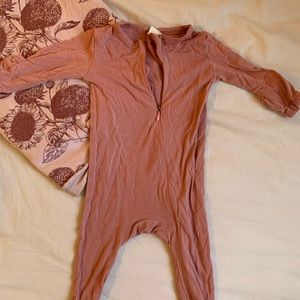 Kate Quinn onesie and swaddle
